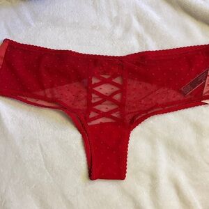 Victoria's Secret Red Lace Panties